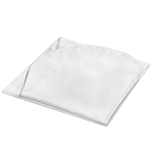 sleepling Ersatzhülle für Bodypillow, Schwangerschaftskissen, Seitenschläferkissen, Lagerungskissen, Baumwolle, 60 Grad waschbar, Ökotex, Made in EU, 140 x 75 x 20 cm, weiß von sleepling