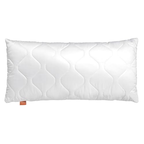 sleepling Basic 100 Kopfkissen, 65 x 100 cm, Ökotex, waschbar bis 60 Grad, Made in EU, Füllmengengarantie, Größengarantie, weiß sleepling Basic 100 Kopfkissen, 65 x 100 cm, Ökotex, waschbar bis 60 Grad, Made in EU, Füllmengengarantie, Größengarantie, weiß von sleepling