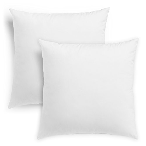 sleepling 197744 2er Set Federkissen Inlet Sofakissen Füllkissen Zierkissen, Kopfkissen aus 100% Baumwolle, Downpass, Made in EU, 60 Grad waschbar, 65 x 65 cm, weiß sleepling 197744 2er Set Federkissen Inlet Sofakissen Füllkissen Zierkissen, Kopfkissen aus 100% Baumwolle, Downpass, Made in EU, 60 Grad waschbar, 65 x 65 cm, weiß von sleepling