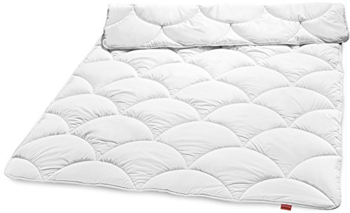 sleepling 198081 Winterbettdecke, warme Bettdecke, Bezug aus recycelten Plastikflaschen, Made in EU, Ökotex 100, 135 x 200 cm, weiß von sleepling