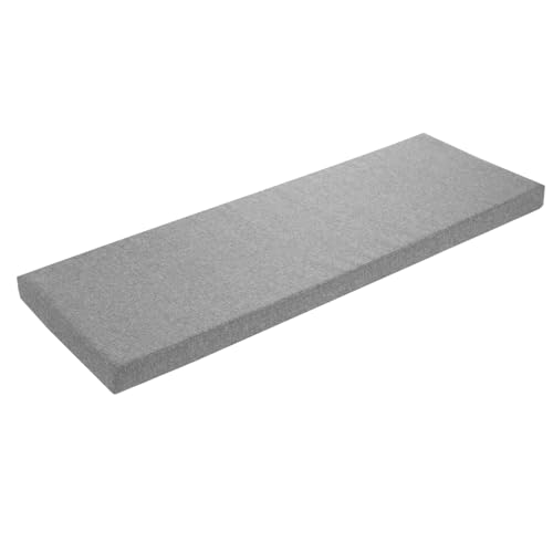sleepling Bankauflage hellgrau 140 x 40 cm, Bankkissen, Sitzkissen für Fensterbank, Bezug waschbar, Unterseite Antirutsch, Made in EU sleepling Bankauflage hellgrau 140 x 40 cm, Bankkissen, Sitzkissen für Fensterbank, Bezug waschbar, Unterseite Antirutsch, Made in EU von sleepling