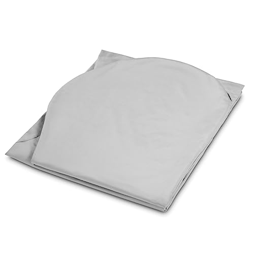 sleepling Ersatzhülle für Bodypillow, Schwangerschaftskissen, Seitenschläferkissen, Lagerungskissen, Mikrofaser, 60 Grad waschbar, Ökotex, Made in EU, 140 x 75 x 20 cm, grau von sleepling