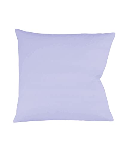 sleepling Satin Kissenbezug, Kissenhülle aus 100% seidig weicher Baumwolle, Bezug Kissen Kopfkissen, 60 Grad, Ökotex 100, Made in EU, 50 x 50 cm, helllavendel von sleepling