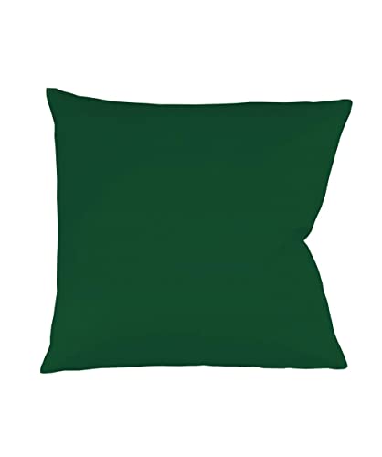 sleepling Satin Kissenbezug, Kissenhülle aus 100% seidig weicher Baumwolle, Bezug Kissen Kopfkissen, 60 Grad, Ökotex 100, Made in EU, 50 x 50 cm, jagdgrün sleepling Satin Kissenbezug, Kissenhülle aus 100% seidig weicher Baumwolle, Bezug Kissen Kopfkissen, 60 Grad, Ökotex 100, Made in EU, 50 x 50 cm, jagdgrün von sleepling