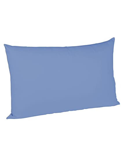 sleepling Satin Kissenbezug, Kissenhülle aus 100% seidig weicher Baumwolle, Bezug Kissen Kopfkissen, 60 Grad, Ökotex 100, Made in EU, 50 x 70 cm, Mittelblau sleepling Satin Kissenbezug, Kissenhülle aus 100% seidig weicher Baumwolle, Bezug Kissen Kopfkissen, 60 Grad, Ökotex 100, Made in EU, 50 x 70 cm, Mittelblau von sleepling
