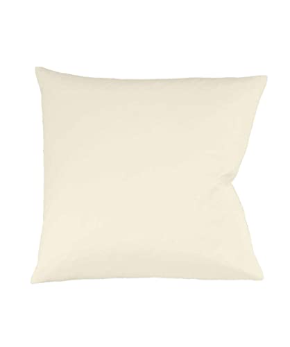 sleepling Satin Kissenbezug, Kissenhülle aus 100% seidig weicher Baumwolle, Bezug Kissen Kopfkissen, 60 Grad, Ökotex 100, Made in EU, 60 x 60 cm, Creme sleepling Satin Kissenbezug, Kissenhülle aus 100% seidig weicher Baumwolle, Bezug Kissen Kopfkissen, 60 Grad, Ökotex 100, Made in EU, 60 x 60 cm, Creme von sleepling