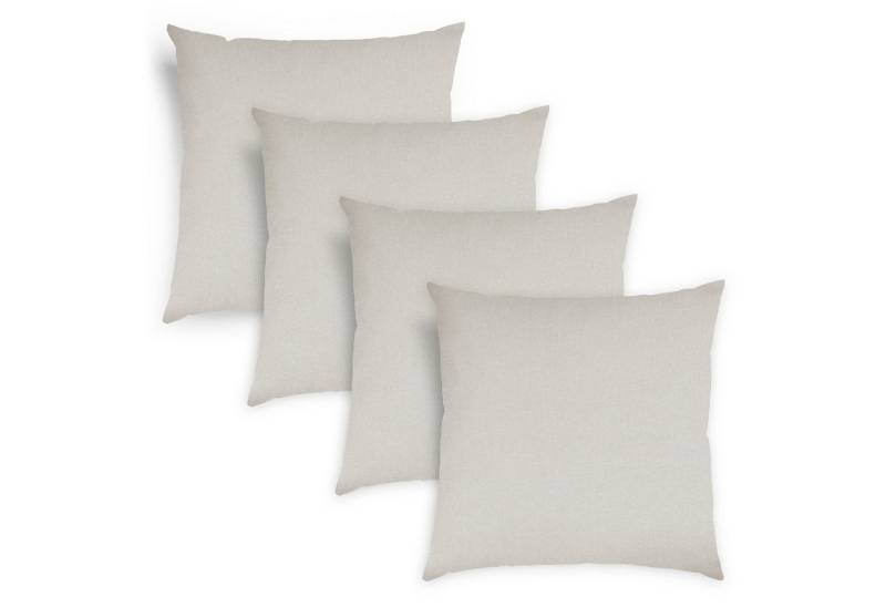 sleepling Sofakissen Zierkissen, (4 St., 4er Set), gemütliches Dekokissen aus robustem Polsterstoff, 40 x 40 cm von sleepling