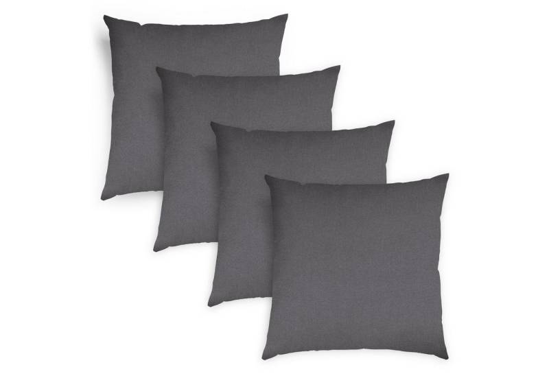 sleepling Sofakissen Zierkissen, (4 St., 4er Set), gemütliches Dekokissen aus robustem Polsterstoff, 40 x 40 cm von sleepling