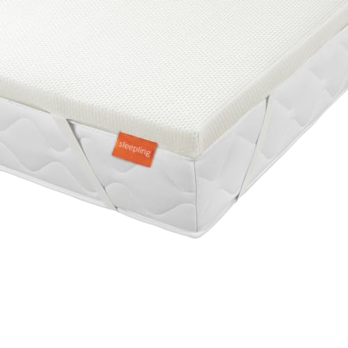 sleepling Topper extra Feste Matratzenauflage, Härtegrad 4 ab 100 kg, Matratzentopper 120 x 200 x 5 cm, waschbar, Ökotex von sleepling