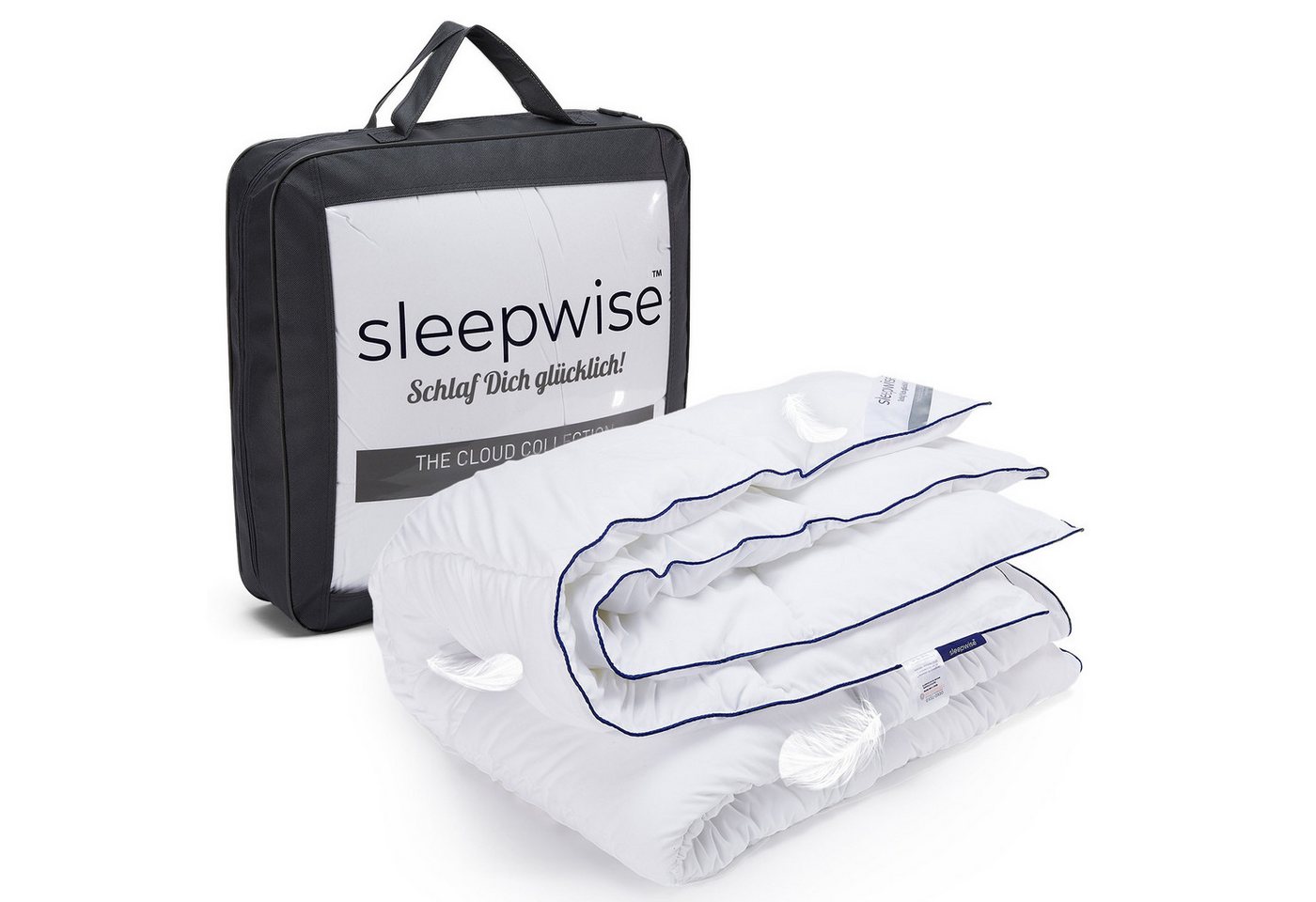 Microfaserbettdecke, The Cloud Bettdecke 220 x 240 cm, sleepwise, Füllung: 100 % Polyester von sleepwise