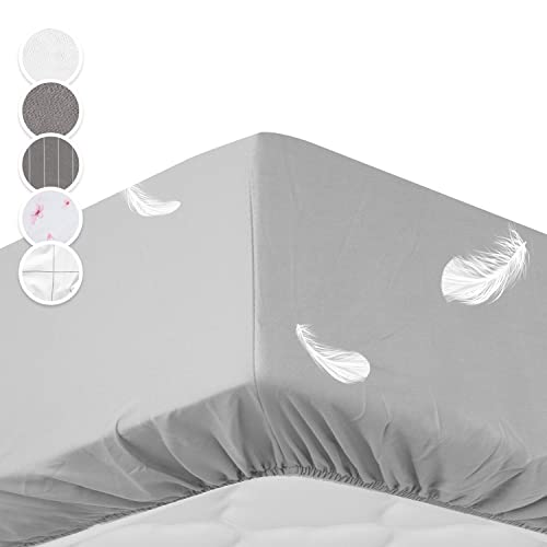 Sleepwise Soft Wonder Spannbettlaken, Oeko-TEX® Mikrofaser Bettlaken, Topper Spannbettlaken, King Size Leintuch, Bed Sheets Atmungsaktiv, Antistatisch & Hypoallergen, Bettlaken 140-160x200 cm von sleepwise