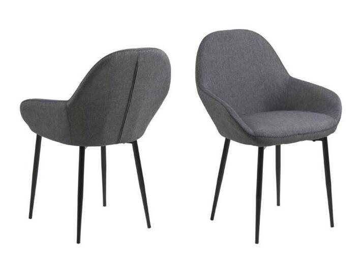 Actona »Candis« Armstuhl 60x85x57,5 cm / grau Actona »Candis« Armstuhl 60x85x57,5 cm / grau von slewo