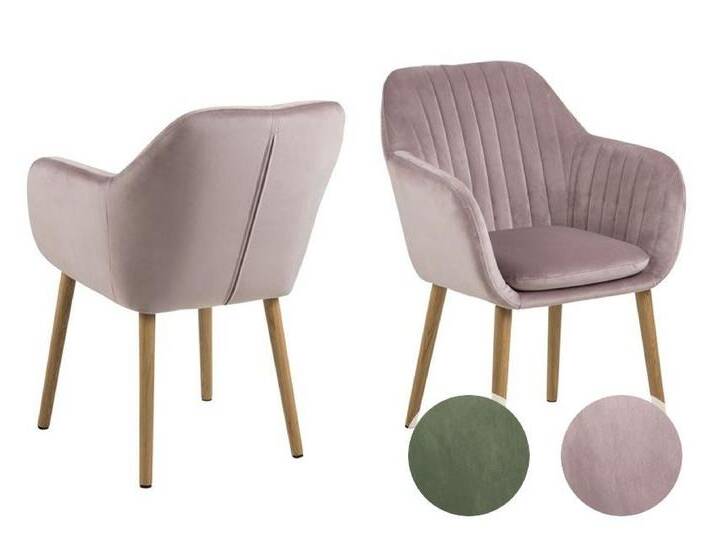 Actona »Emilia« Armlehnstuhl 57x83x61 cm / dusty rose von slewo