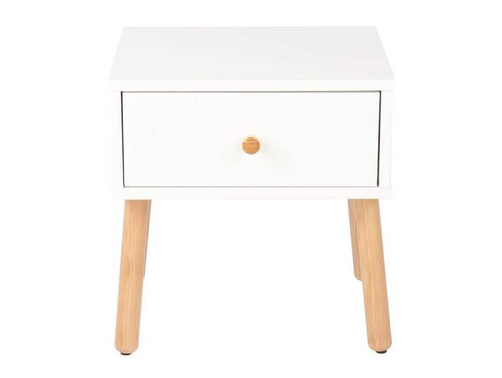 BLN Kids »Gabrielle« Nachttisch weiss / B 45 x T 42 x H 35 cm von slewo
