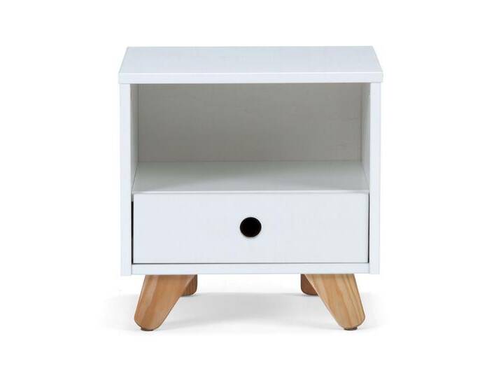 BLN Kids »TIPI« Nachttisch grau, natur von slewo