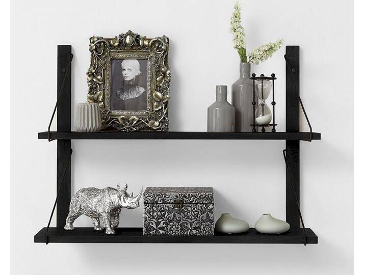 Bodahl »Alina« Regal System Rustic Oak Böden 3er Paket / öl finish von slewo