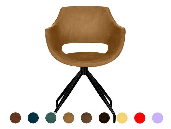 Bodahl »Reggae« Designerstuhl Leder 155 Matt Undercool von slewo
