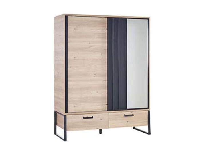 INFANSKIDS »Irony« Schwebetürenschrank 2-türig Eicheoptik von slewo