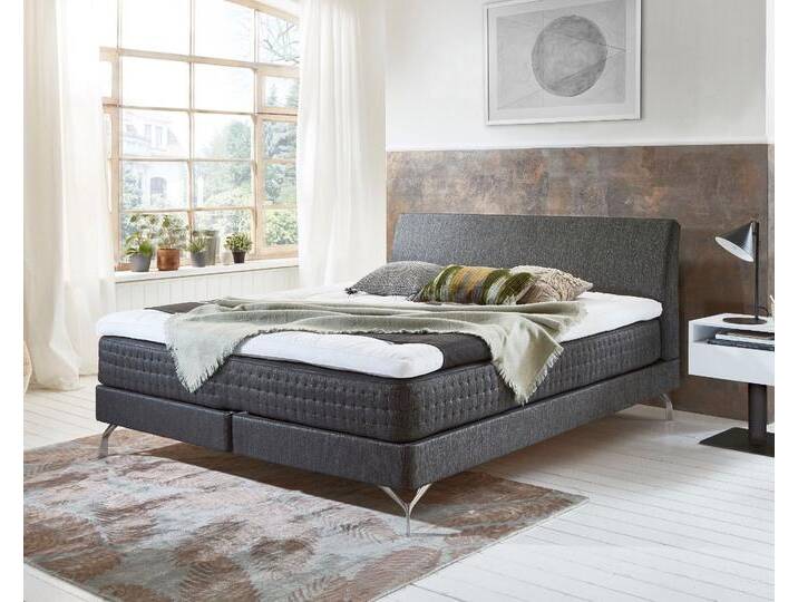 Kamjo »Alvaro« Boxspringbett inkl. Topper 140x200 cm / H3/H4 Kamjo »Alvaro« Boxspringbett inkl. Topper 140x200 cm / H3/H4 von slewo