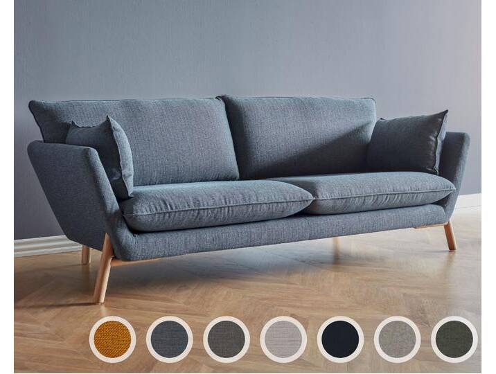 Kragelund »Hasle« Couch 2-Sitzer / Stoff 507 Curry von slewo