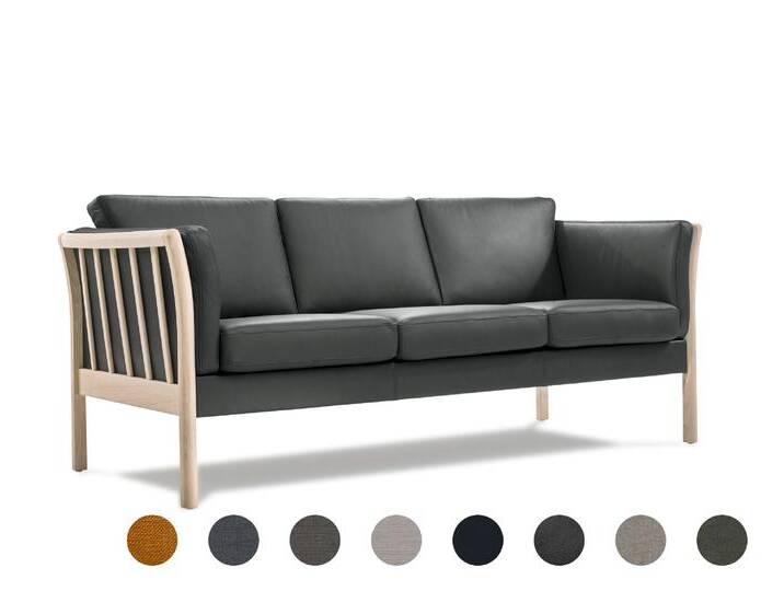 Kragelund »Torup« Couch 2-Sitzer / Samt 541 Dunkelblau von slewo