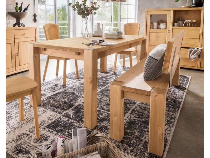 MassivHolz »Vita« Esstisch natur Esstisch / 140x90 cm von slewo