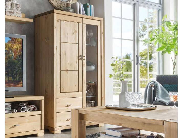 MassivHolz »Vita« Highboard-Vitrine – erhältlich in 2 Ausführungen MassivHolz »Vita« Highboard-Vitrine – erhältlich in 2 Ausführungen von slewo