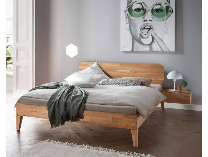 Massivholz »Los Angeles XVI« Wildeiche Massivholzbett 140x200 cm / 25 cm Massivholz »Los Angeles XVI« Wildeiche Massivholzbett 140x200 cm / 25 cm von slewo