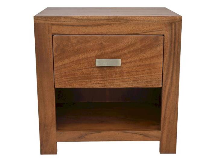 Möbilia »Amy« Nachtkommode Akazie 40x40x30 cm Möbilia »Amy« Nachtkommode Akazie 40x40x30 cm von slewo