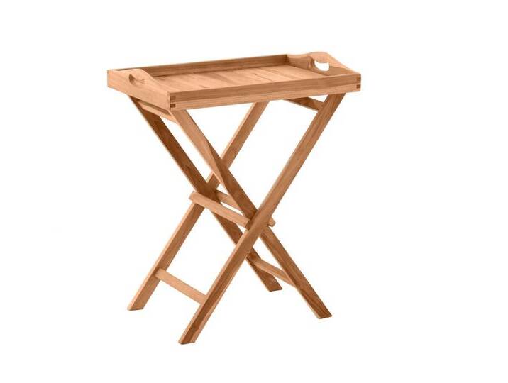 Möbilia »Chia« Serviertisch Teakholz / 60 x 40 cm Möbilia »Chia« Serviertisch Teakholz / 60 x 40 cm von slewo