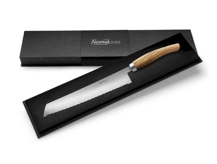 Nesmuk »Soul« Brotmesser 270 Olivenholz SBO260 von slewo