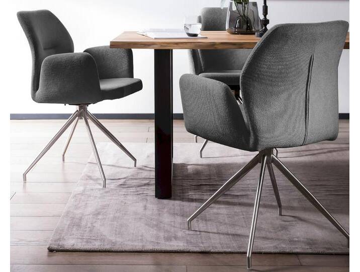 SalesFever »Amira« Drehstuhl dunkelgrau 60x89x62 cm von slewo