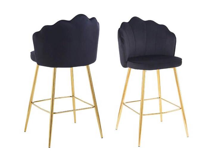 SalesFever »Arielle« Barhocker 2er-Set schwarz 52x100x54 cm SalesFever »Arielle« Barhocker 2er-Set schwarz 52x100x54 cm von slewo