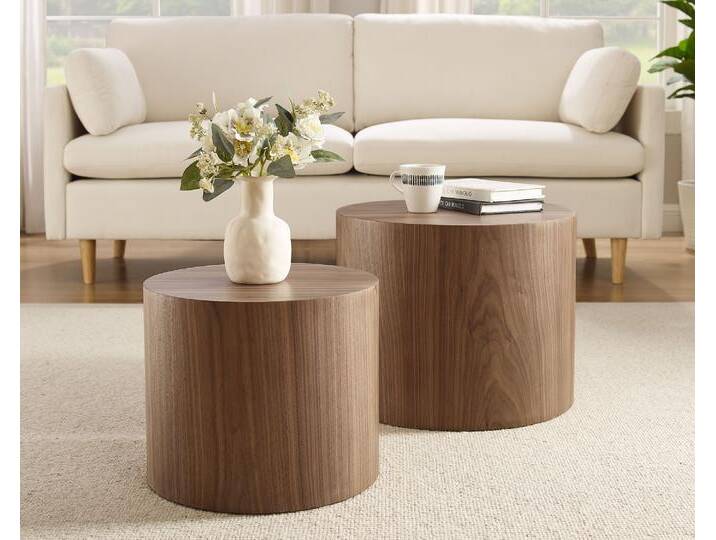 SalesFever »Ava« Couchtisch 2er Set walnuss aus Holzfaserplatte SalesFever »Ava« Couchtisch 2er Set walnuss aus Holzfaserplatte von slewo