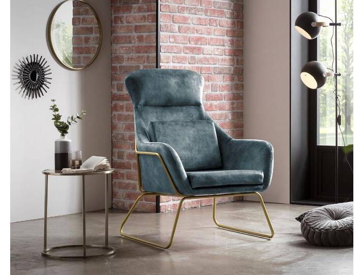 SalesFever »Chester« Relaxsessel blau 73x102x80 cm SalesFever »Chester« Relaxsessel blau 73x102x80 cm von slewo