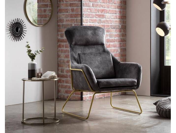 SalesFever »Chester« Relaxsessel grau 73x102x80 cm von slewo