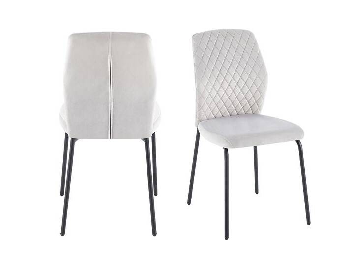 SalesFever »Freddie« Stuhl 2er-Set hellgrau 46,5x92x56,5 cm SalesFever »Freddie« Stuhl 2er-Set hellgrau 46,5x92x56,5 cm von slewo