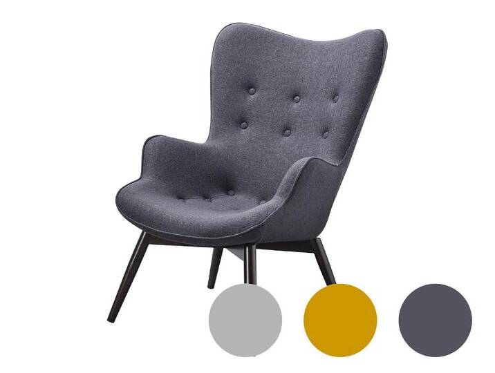 SalesFever »Maje« Ohrensessel Grau von slewo