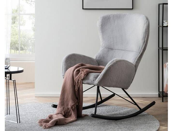 SalesFever »Sansibar« Schaukelstuhl hellgrau von slewo