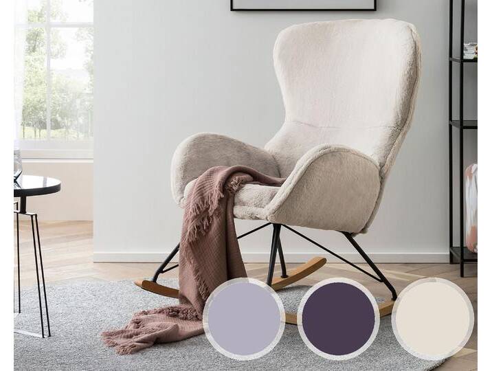 SalesFever »Sucette« Schaukelstuhl beige von slewo