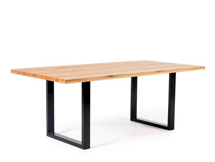 Schösswender »Jakarta« 200 Wildeiche Massivholz Esstisch 140x90 cm von slewo