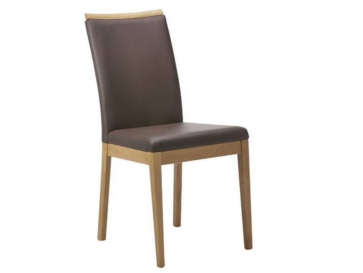 Schösswender »Nora« Wildeiche Massivholz Stuhl Kunstleder schwarz Schösswender »Nora« Wildeiche Massivholz Stuhl Kunstleder schwarz von slewo