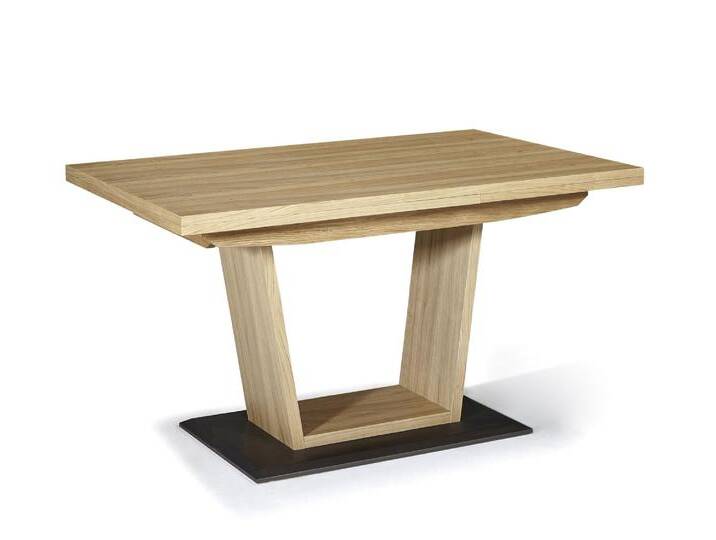 Schösswender »Ontario« 200 Säulentisch mit Funktion / 90x160 cm / Wildeiche natur von slewo