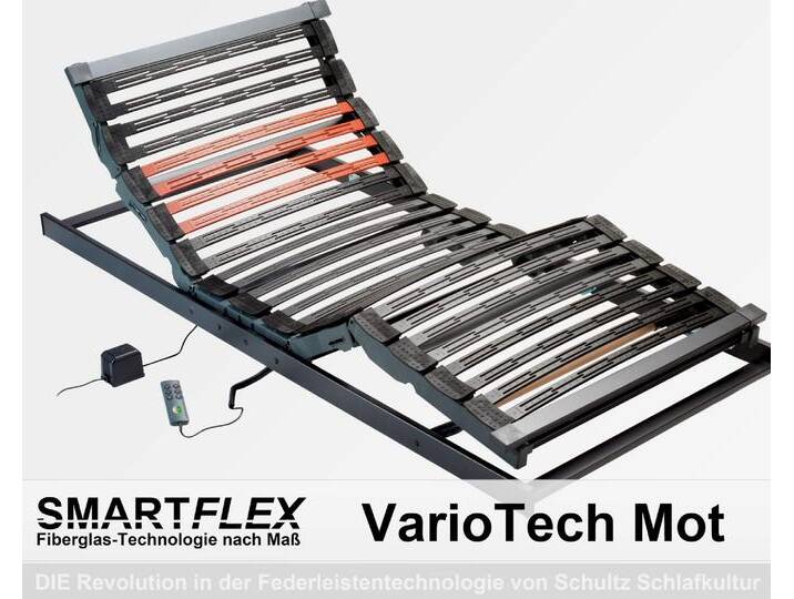 Schultz Smartflex TwinMaster SF-2M motor Fiberglas-Lattenroste 80x200 cm Kabelhandschalter von slewo