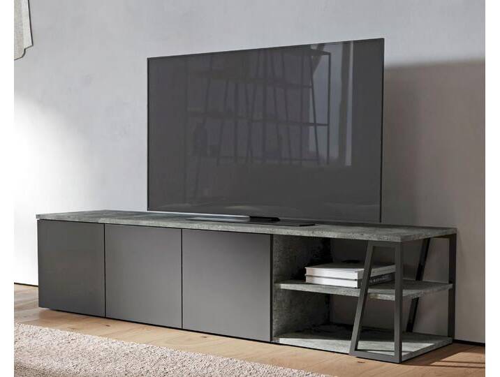 TemaHome »Albi« Lowboard Schwarz mit Concrete – erhältlich in 1 Größen TemaHome »Albi« Lowboard Schwarz mit Concrete – erhältlich in 1 Größen von slewo