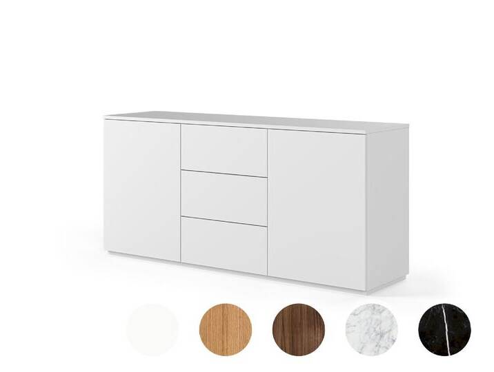 TemaHome »Join« Highboard - 180H1 Marmor Schwarz TemaHome »Join« Highboard - 180H1 Marmor Schwarz von slewo