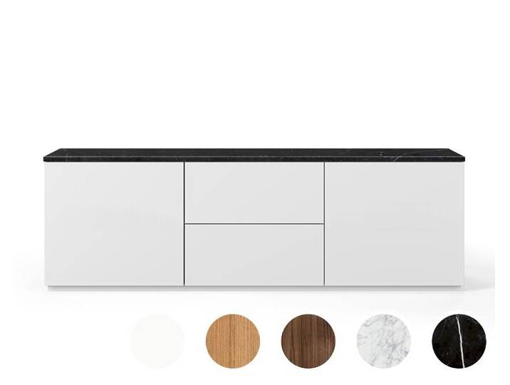 TemaHome »Join« Lowboard - 180L1 Marmor Schwarz von slewo