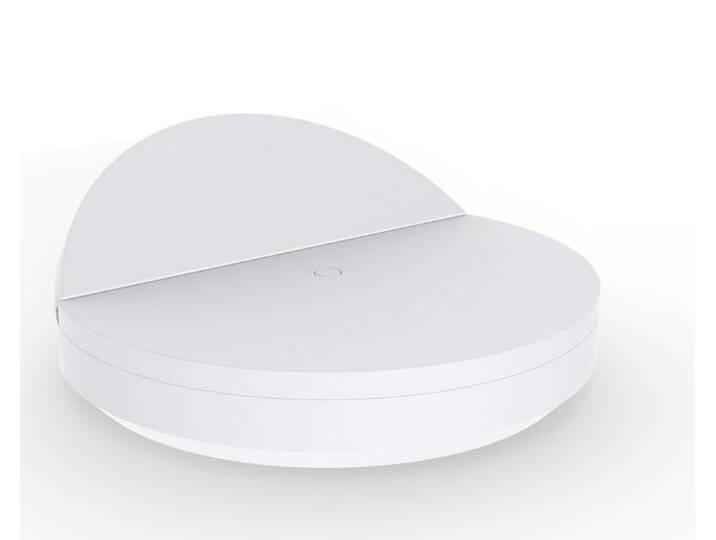 Vondom »VELA« Outdoor Daybed rund mit neigbarer Rückenlehne Ecru mit Bezug Silvertex Ecru 0009 / Basic Matt von slewo
