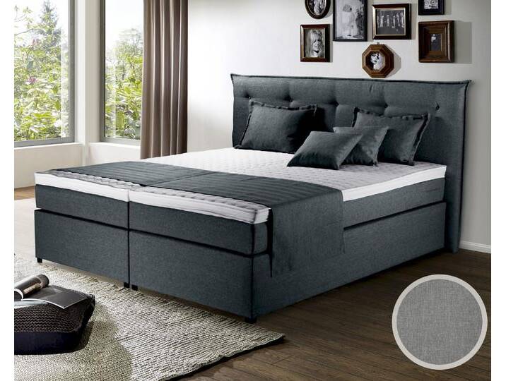 Winkle »Herzog« Boxspringbett 140x200 cm / 9452 Sand / H3 von slewo