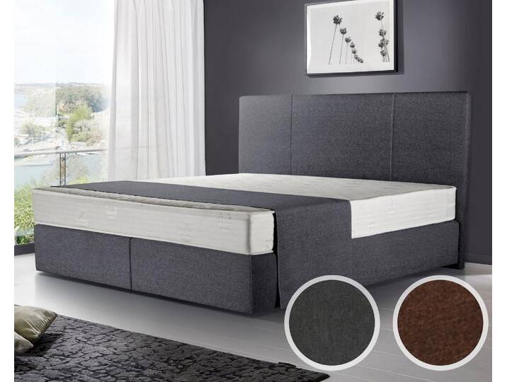 Winkle »Neptun« Boxspringbett 140x200 cm / 9451 Braun / H3 von slewo